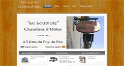 Desktop Screenshot of chambresdhoteschambretaud.com