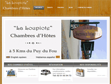Tablet Screenshot of chambresdhoteschambretaud.com